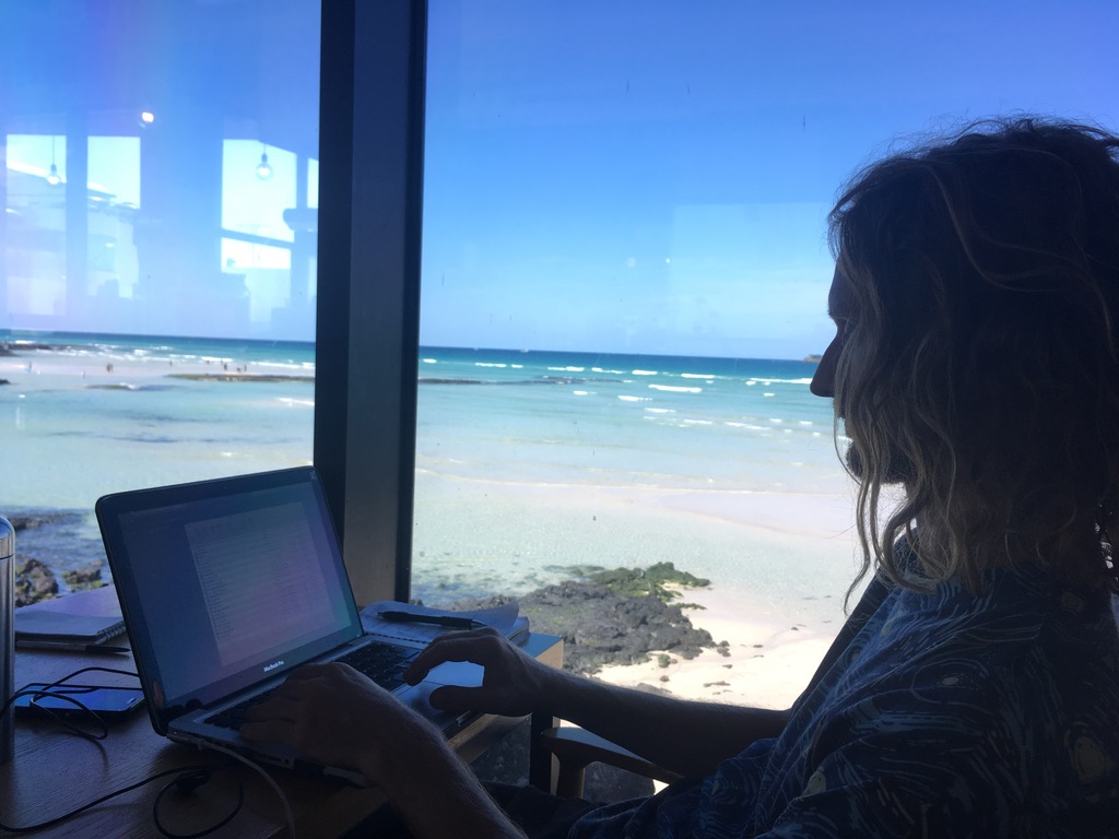 Sea working from Jeju Island - one of the most amazing destinations for digital nomads
