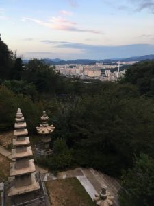 View of Uijeongbu from Bukhansan National Park