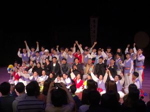 Traditional drumming performance in Seoul