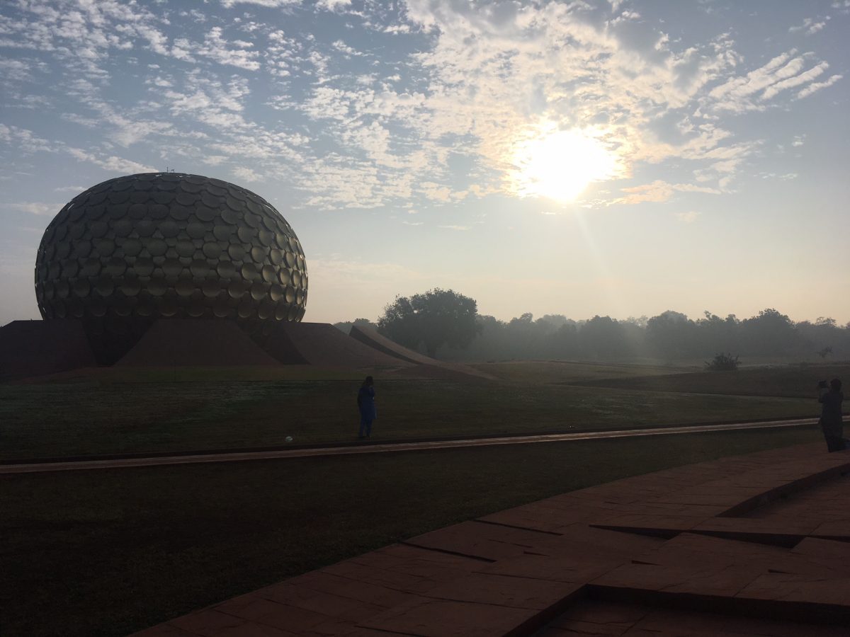 Auroville, sunrise of the 50th anniversary