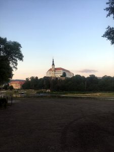 The central castle of Decin