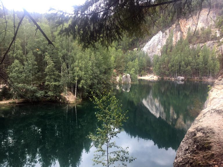 Adersbach lake