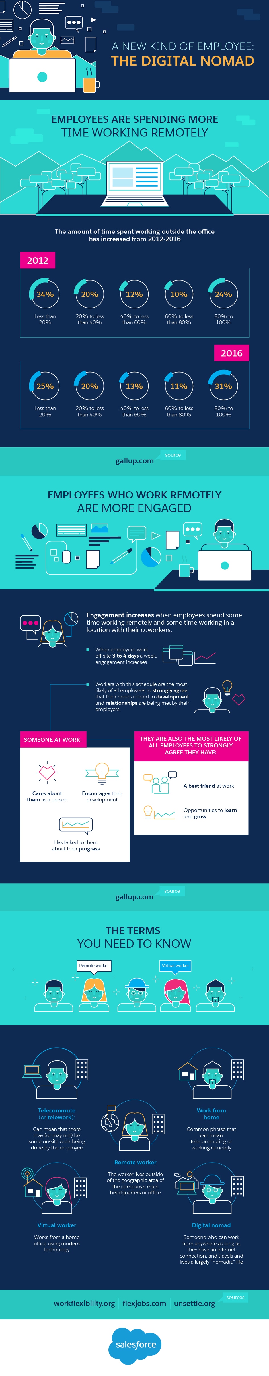 Employee: Digital Nomads - Infographic