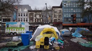 Homeless camp in Toronto