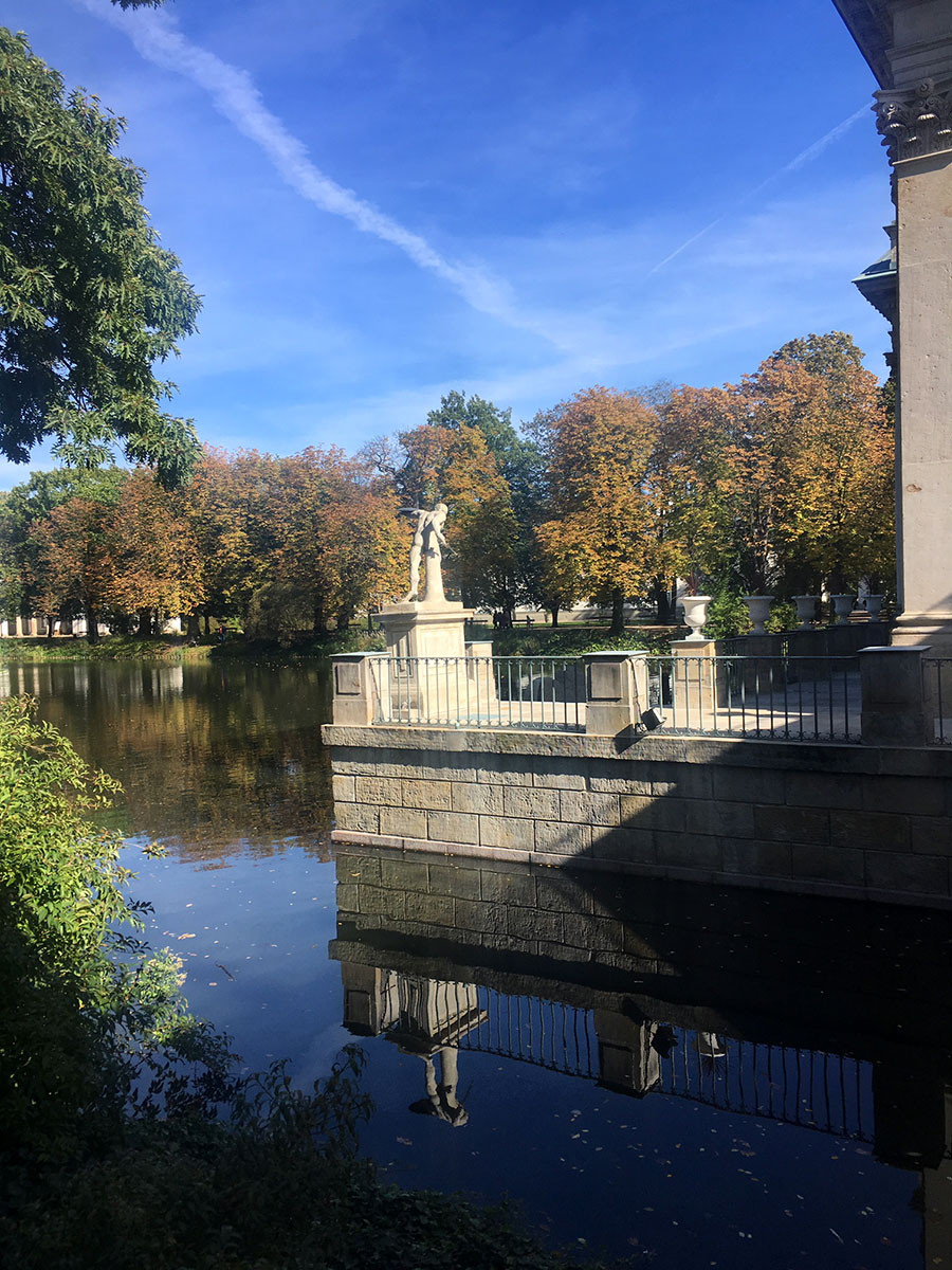 Lazienki Park in Warsaw