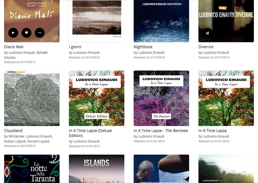 Top des meilleurs albums de Ludovico Einaudi