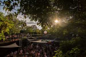 Harmony & Nite open air techno party in Prague