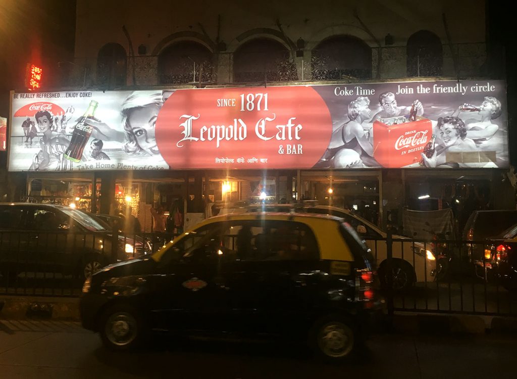 Writing from Leopold Cafe, Mumbai